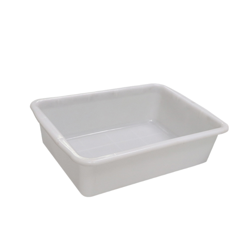 攸白色塑料筐53*38*15cm个高清大图