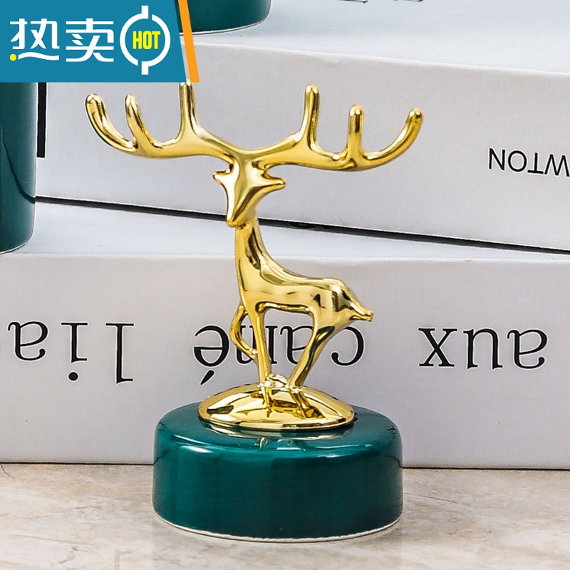 敬平ins牙签筒罐桶创意家用个性时尚北欧风轻奢餐桌面牙签收纳罐 灰牙签筒+白熊高清大图