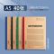 [补贴10%]笔记本子a5记事本b5简约加厚练习本大中学生软面抄软抄本学生用商务办公无线装订本作业本牛皮纸