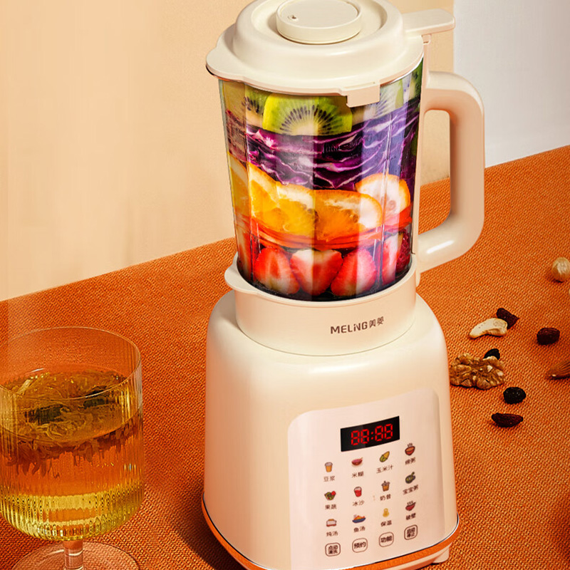 美菱料理机1.5L大容量加热营养破壁机MB-LC1501高清大图