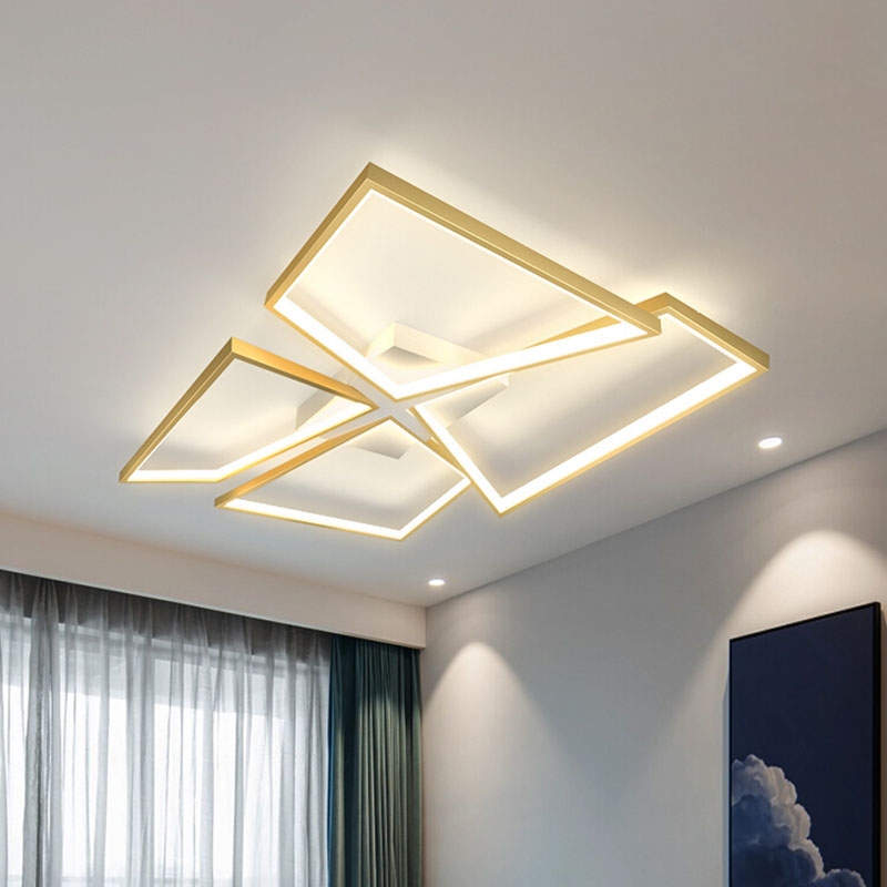 轻奢灯具现代简约客厅灯吸顶灯大气组合全屋套餐大全套装大厅主灯参数