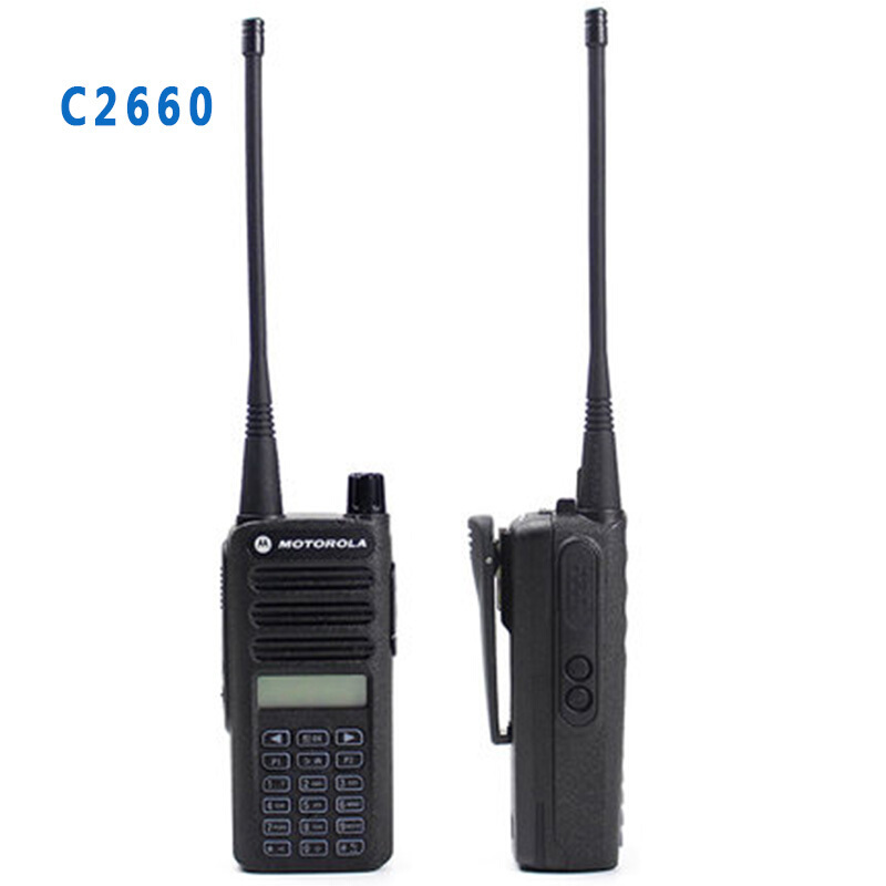 摩托罗拉 MOTOROLA XIRC2660数字对讲机便携式全键盘可手动调频手台