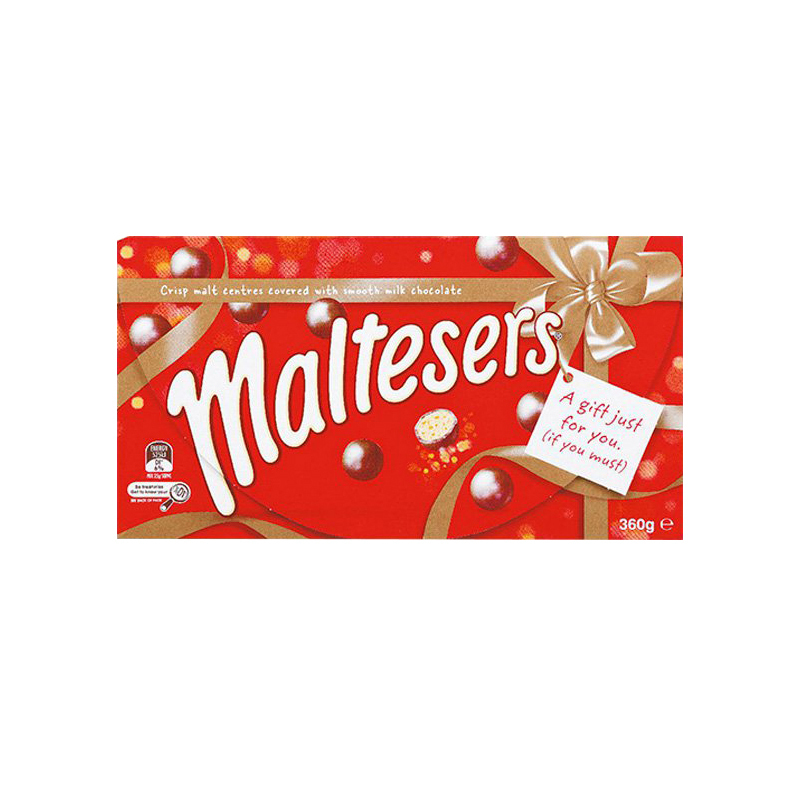 [无数美食博主推荐]麦提莎(Maltesers)麦丽素 夹心巧克力球 360g/盒 进口零食 澳大利亚进口