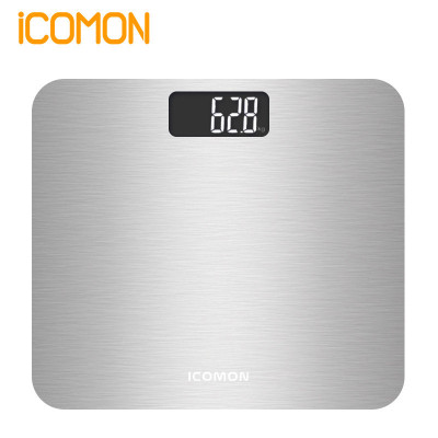 沃莱(ICOMON)电子人体秤家用电子称体重秤减肥工具BG315L建筑级钢化玻璃面板 金色