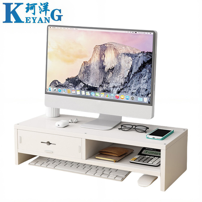 珂洋 电脑增高架 双层隔断(1抽屉) 个高清大图