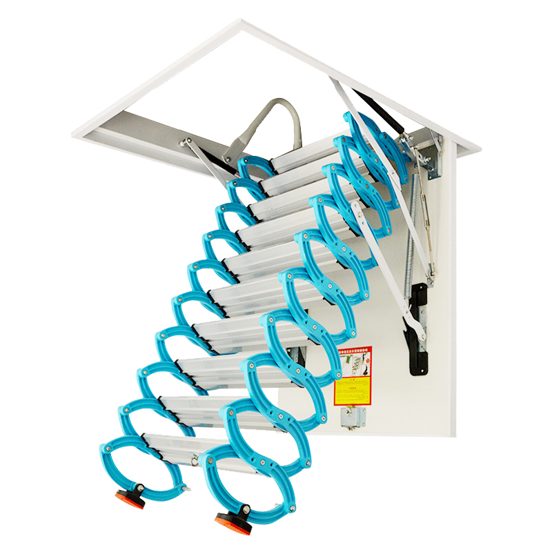 闪电客阁楼伸缩加厚升降隐形梯家用室内外复式别墅楼梯