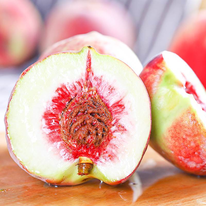 [西沛生鲜] 新鲜云南冬桃 蜜桃新鲜水果 净重5斤装 中果 单果70-120g 应季现摘脆甜毛桃子 整箱高清大图