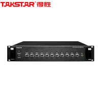 得胜（TAKSTAR）EBS-2C 前置放大器 公共广播功放前置放大器 十路输入通道音频集线器