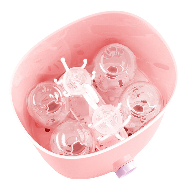 小白熊 (XIAOBAIXIONG) 奶瓶消毒烘干器 孕婴童消毒锅宝宝消毒器(PP材质)8-10分钟HL-0886