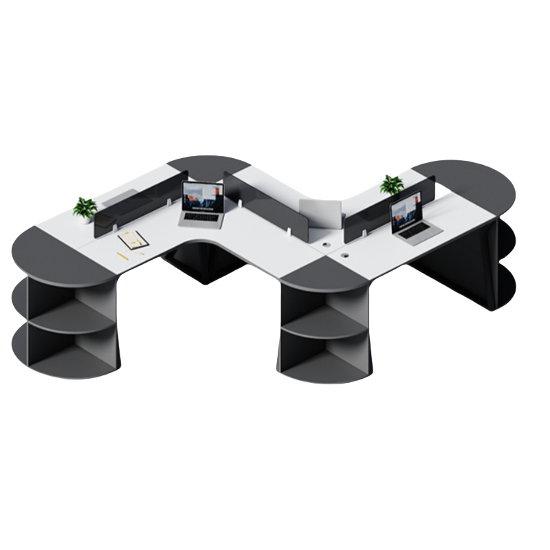 烁恒 职员工位 四人位 套高清大图