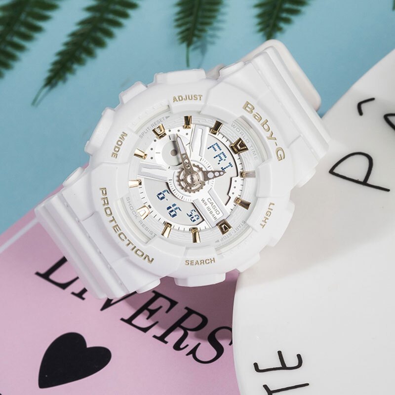 卡西欧(CASIO)手表 BABY-G系列双显潮流时尚运动女表