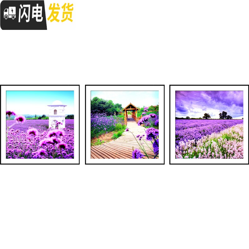 三维工匠钻石画满钻白菜5D贴钻点钻十字绣2019新款客厅简单 [满钻全贴]150X50厘米三幅一起(钻量多30送工具)高清大图