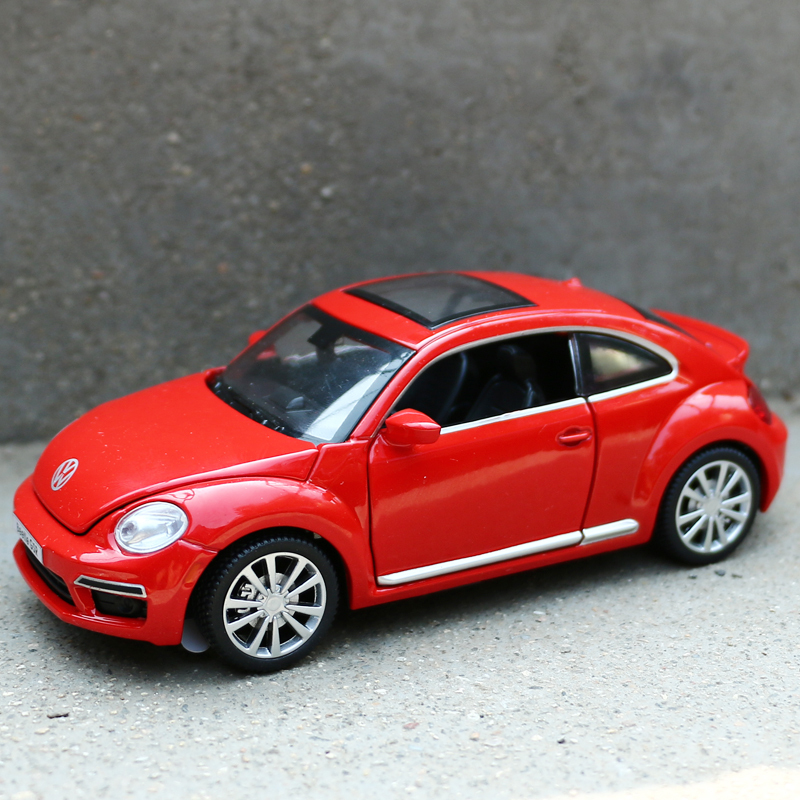 合金车模型132仿真大众甲壳虫迷你开声光回力金属玩具小汽车88387老爷
