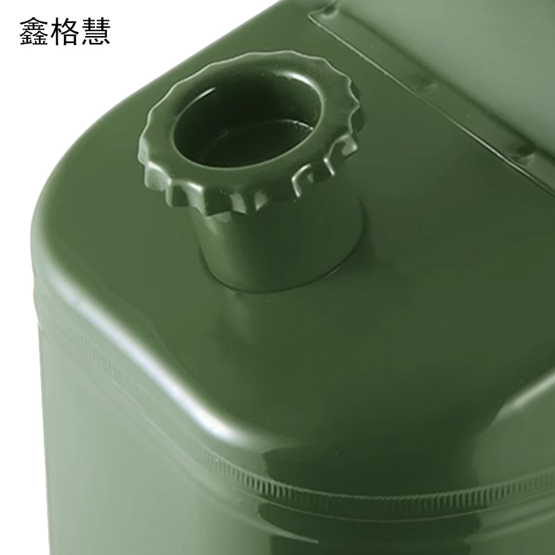 鑫格慧 加厚铁油桶汽油桶备用油箱 20L方形铝盖 个高清大图