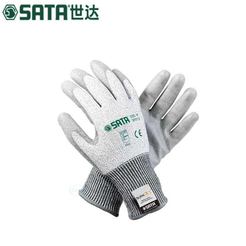 世达(SATA) SF0712 9寸PU掌浸 手套(计价单位：双)