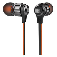 JBL T180A 立体声入耳式耳机 耳麦 一键式线控 麦克风 黑色