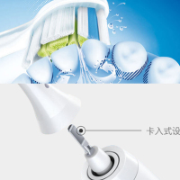 [声波式牙刷头]飞利浦(PHILIPS)HX6063/67 钻石亮白护理型声波震动牙刷头 标准型 3个装