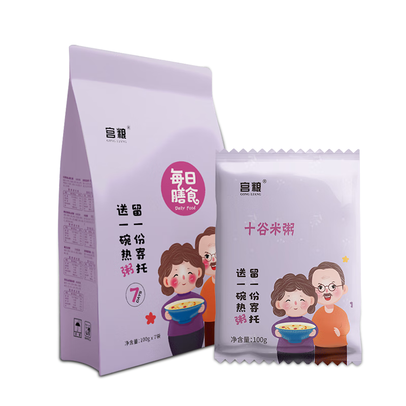 宫粮-每日膳食营养粥(老人款)100g/袋/7袋