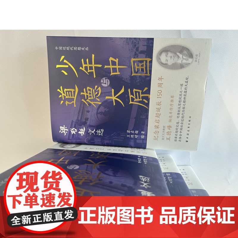 少年中国与道德大原 梁启超文选王德峰编选并作序中国近现代思想文丛上海远东出版社中国现当代文学作品民族文化高清大图