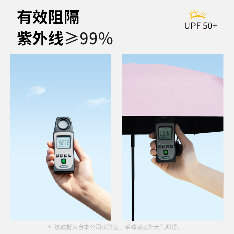 红叶晴雨伞女式五折超轻小巧袖珍迷你紫外线黑胶防晒遮阳口袋太阳伞 6骨高清大图