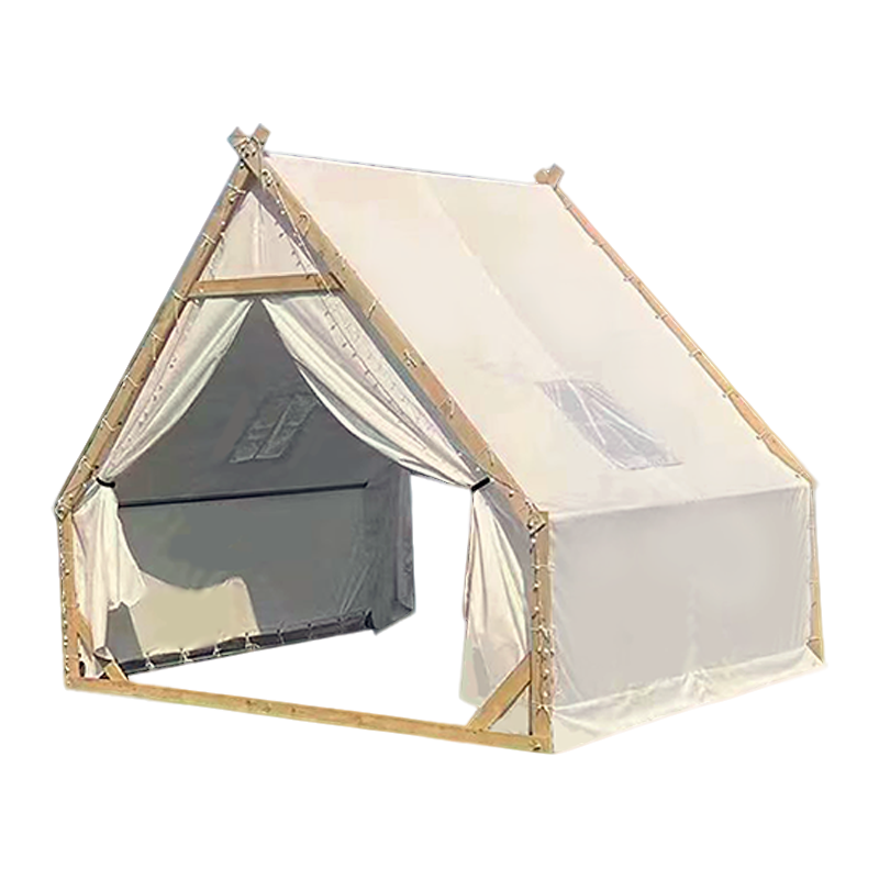 劲脉 露营防雨帐篷 米白色-2*2*2.5M 顶高清大图