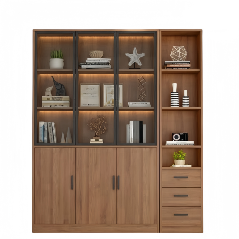 蕃蒂办公书柜1.6米台高清大图