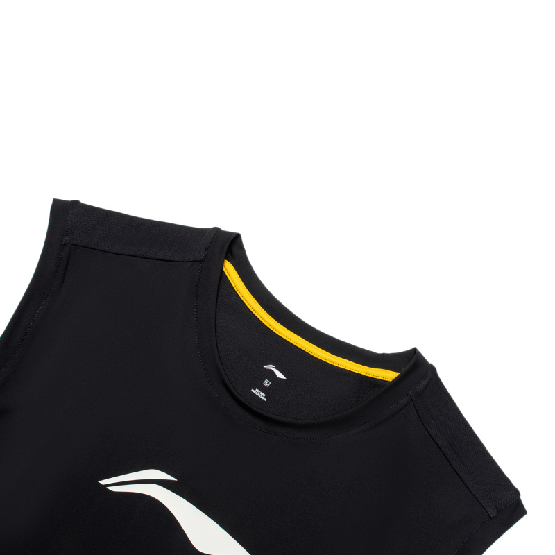 李宁背心男士2023新款健身系列无袖抗菌夏季弹力保暖紧身运动服