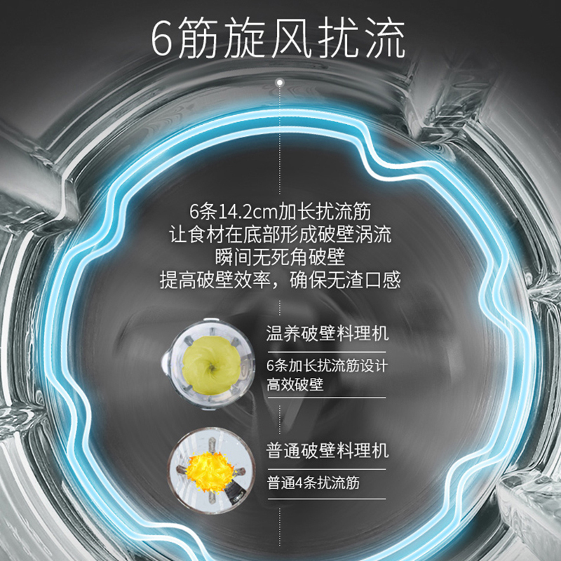 苏泊尔(SUPOR)破壁料理机JP69-1000破壁机家用全自动多功能家用养生豆浆加热辅食榨汁搅拌机