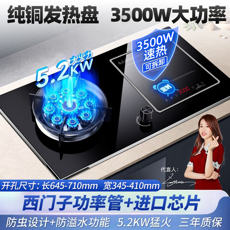 欢呼好太太左气右电A028气电灶 液化气