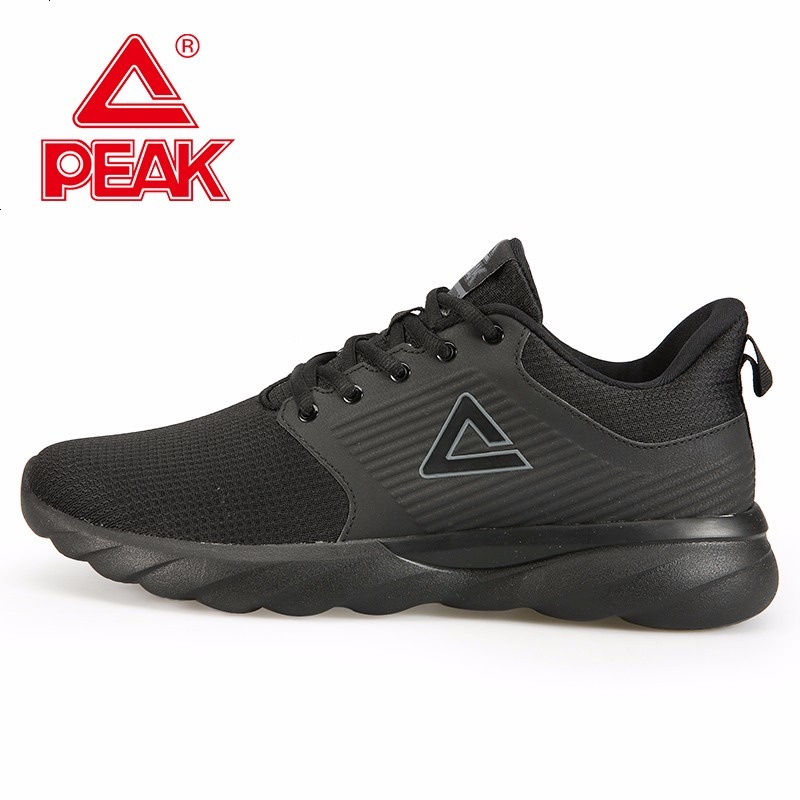 匹克（PEAK）男鞋2018秋冬季新款男士透气休闲运动鞋轻便时尚轻质中底复合底防滑跑步鞋男DH830431高清大图