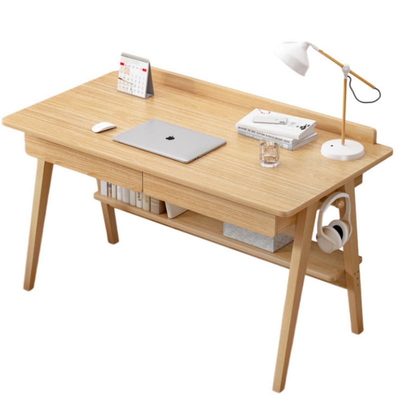 攸形木质书桌1000*550*820mm张高清大图