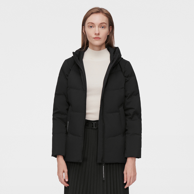 波司登羽绒服女冬季新款小廓形舒适百搭短款加厚防风保暖妈妈外套