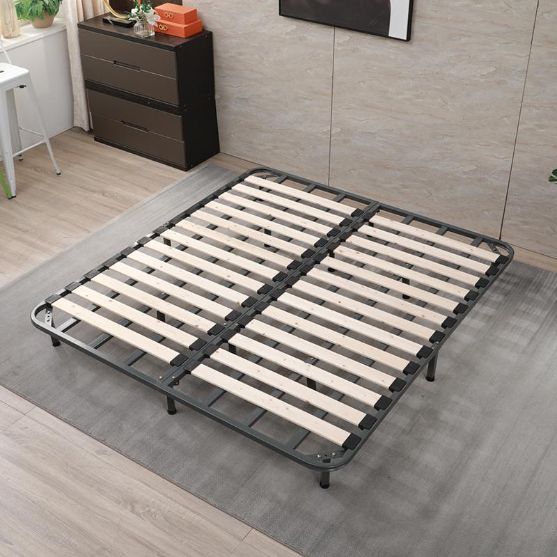 5米实木加厚龙骨架双人床架定制