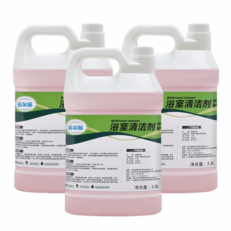 蓓尔蓝 BEL028 浴室清洁剂(酸性) 3.8L*4桶