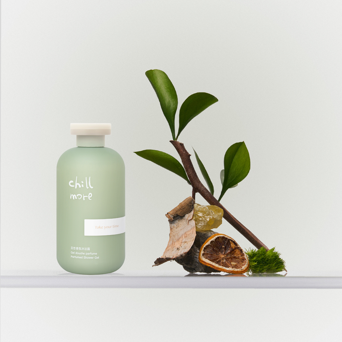 chillmore且悠香氛沐浴露(茶歇)-300ml