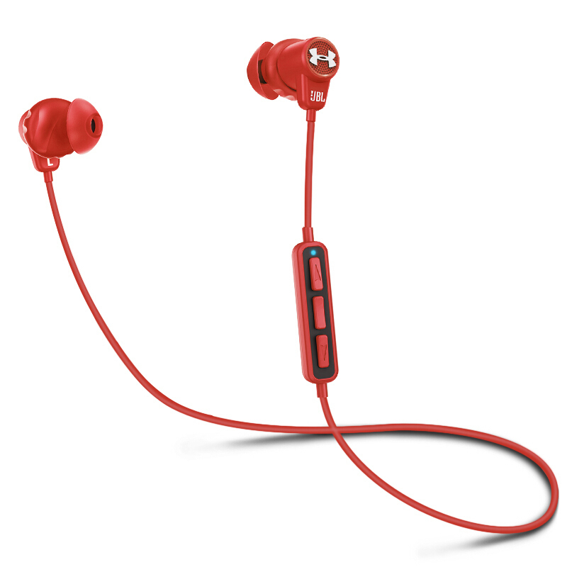 JBL Under Armour 1.5升级版 无线蓝牙运动耳机 入耳式线控 手机耳机/耳麦 红色