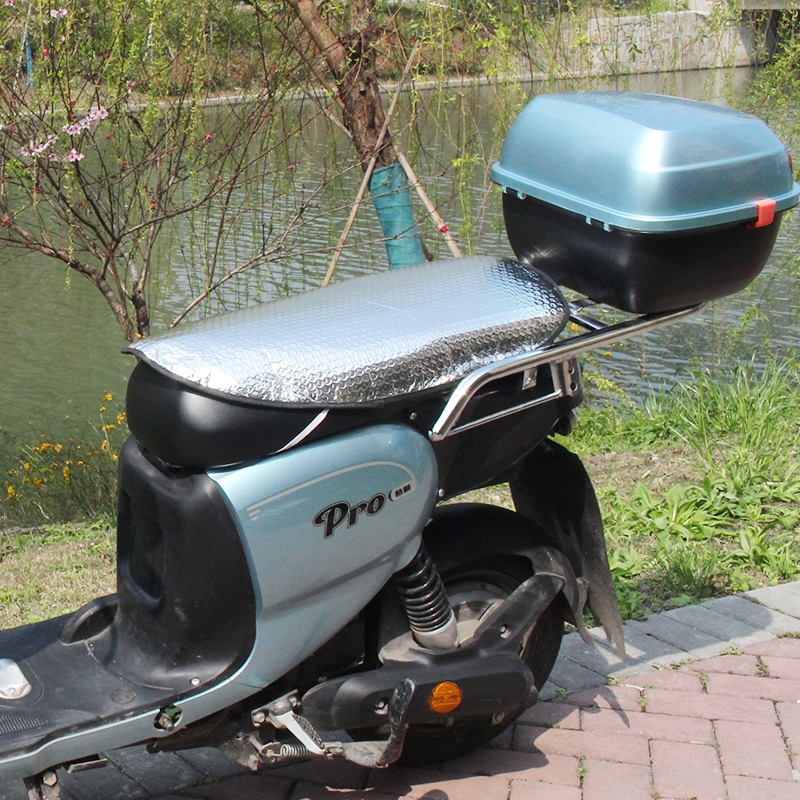 电动车坐垫套防晒防水电瓶车座垫罩座套闪电客摩托车隔热垫全包夏季