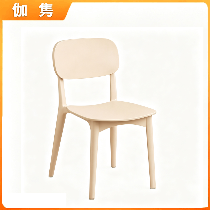 伽隽 靠背餐椅 36*42*75cm 把高清大图