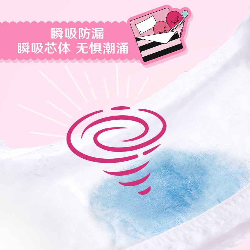 高洁丝(Kotex)少女裤超薄贴身安睡裤安心裤均码16条少女限定夜安裤裤型卫生巾高清大图