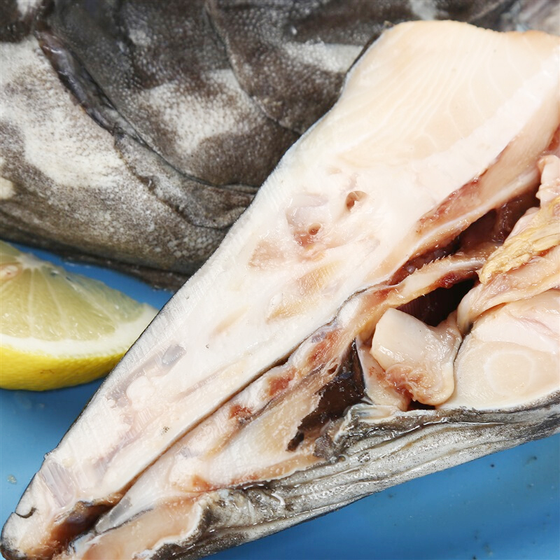 禧美海产 冷冻美国黑鳕鱼头 800g 袋装 海鲜水产