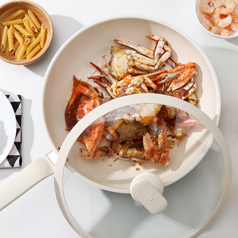 WORLD KITCHEN 纳米陶系列WK-CG30J58C-JY/KZ不粘炒锅高清大图