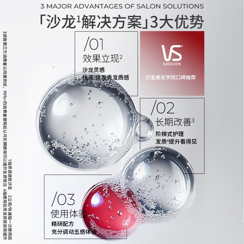 沙宣 无硅油蓬松控油 去油清爽洗发水露 310ml高清大图