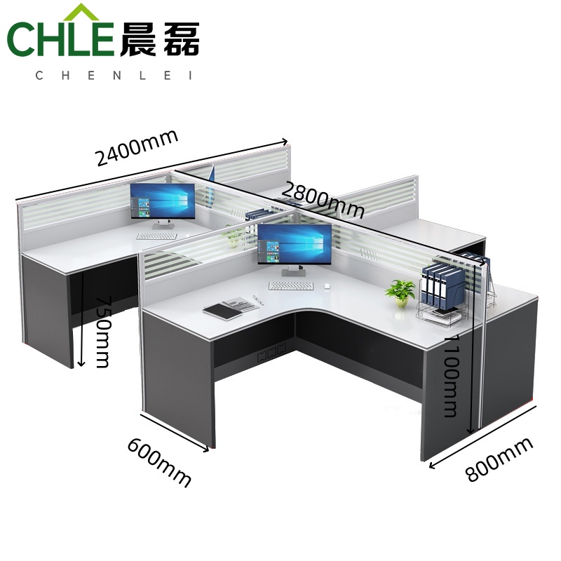 晨磊 屏风卡座 T型4人位 张高清大图