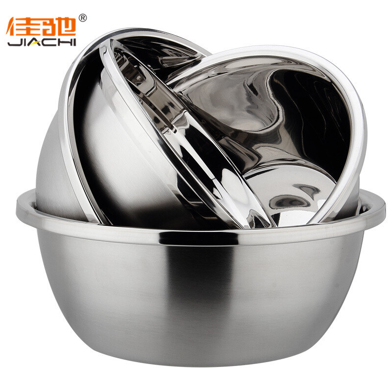 佳驰 朗威乐系列加厚不锈钢厨房家用盆 四件套 LW-0080