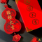 福人福地中国结大号入户门新年葫芦装饰挂件电视沙发背景玄关客厅招财高档