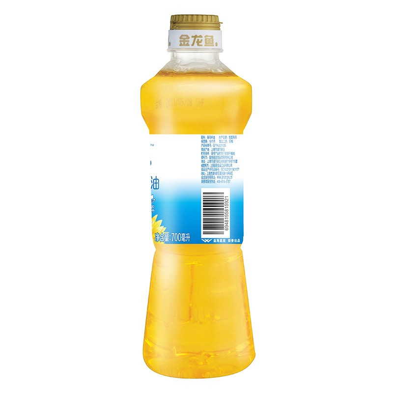 金龙鱼阳光零反式脂肪葵花籽油700ml*4