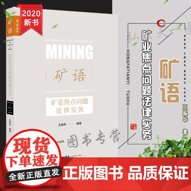 正版 矿语 矿业焦点问题法律实务 王振华 法律出版社高清大图