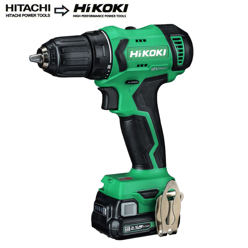 高壹工机(HiKOKI)12V充电式起子电钻 电动螺丝刀充电钻锂电起子机手电钻 2.5Ah单电 DS12DA 1台