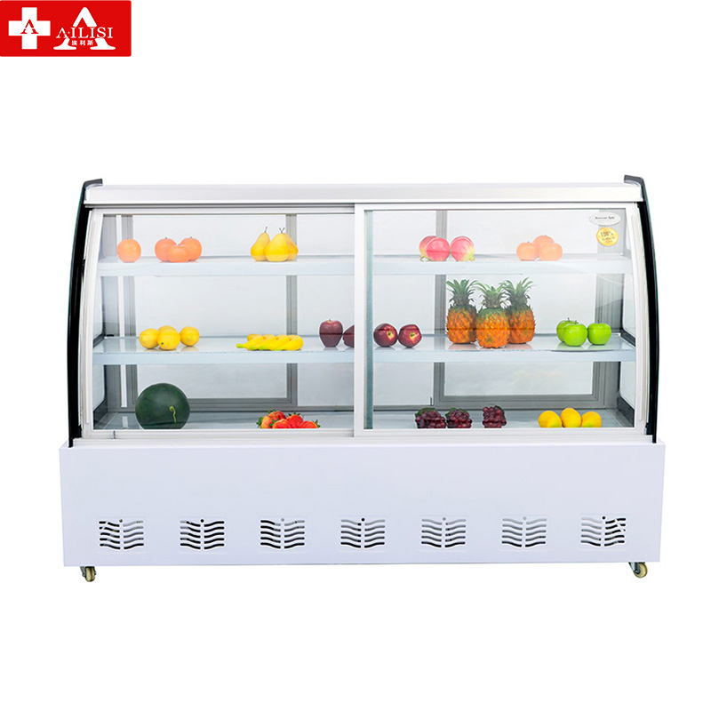 埃利斯(AILISI)DL-1500 1.5米 多功能商用展示柜 熟食柜 超市水果店 麻辣烫柜 商用冷柜 冰柜