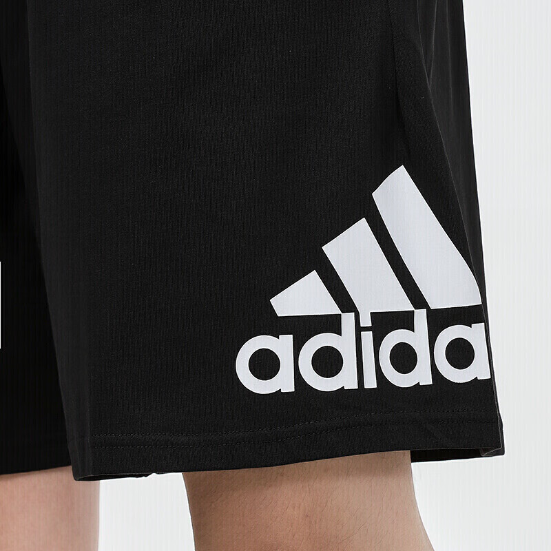 阿迪达斯 (adidas)短裤男裤 夏季新款运动裤潮流时尚舒适宽松透气休闲裤 GS4874黑色